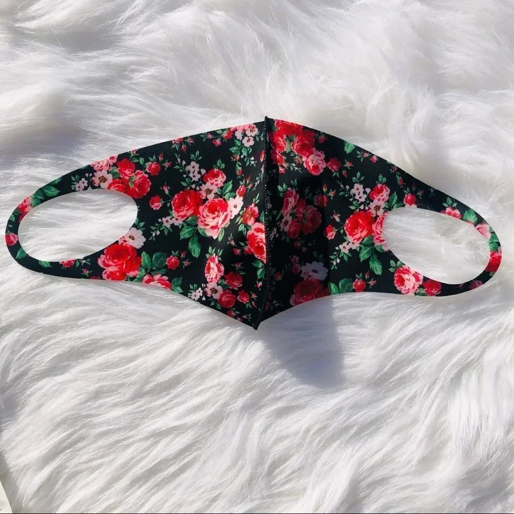 Brand New‎ Floral Face Mask For Teens & Women